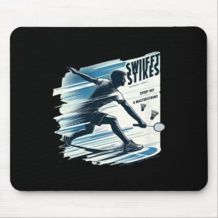 Swift Strikes - Badminton Extreme Sports Gear Odds Mouse Mat