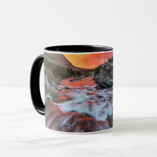 Swiftcurrent Falls   Glacier National Park Montana Mug