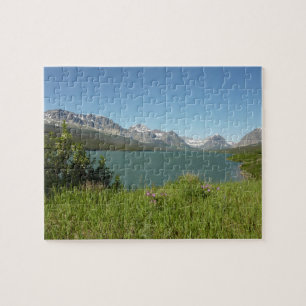Swiftcurrent Lake View at Glacier National Park Jigsaw Puzzle