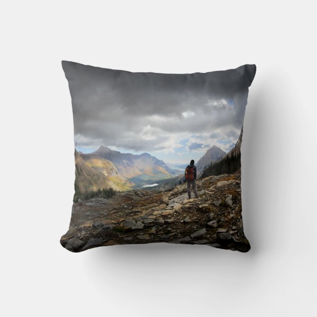 Swiftcurrent Pass - Glacier National Park Cushion (Front)