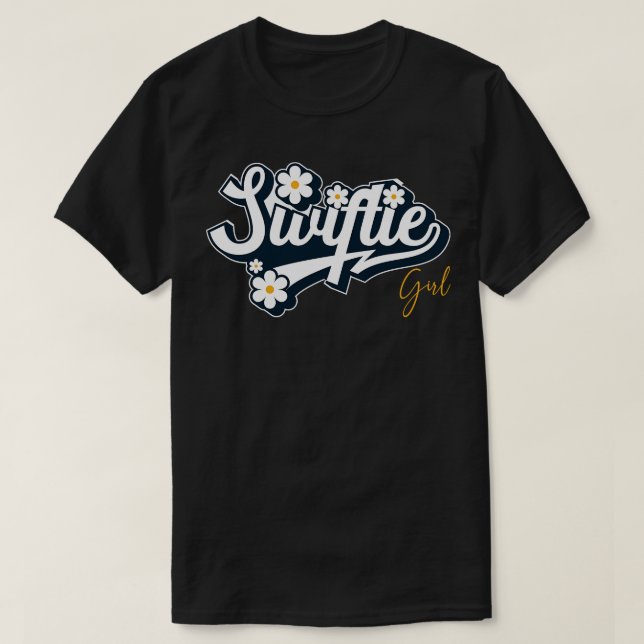 Swiftie Girl RetroVintage Grunge T-Shirt (Design Front)