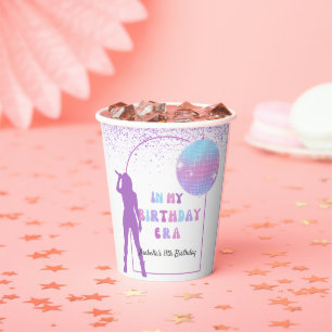 Swiftie In My Birthday Era Purple Birthday Party  Paper Cups