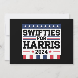 Swifties for Kamala Harris 2024 Vote Support Invitation
