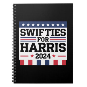 Swifties for Kamala Harris 2024 Vote Support  Notebook