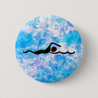SWIM 6 CM ROUND BADGE