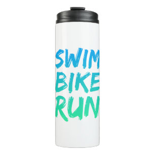 Swim Bike Run great design Thermal Tumbler