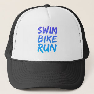 Swim Bike Run great design Trucker Hat