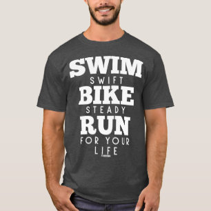 Swim Bike Run jogging Sport T-Shirt