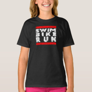 SWIM BIKE RUN  T-Shirt