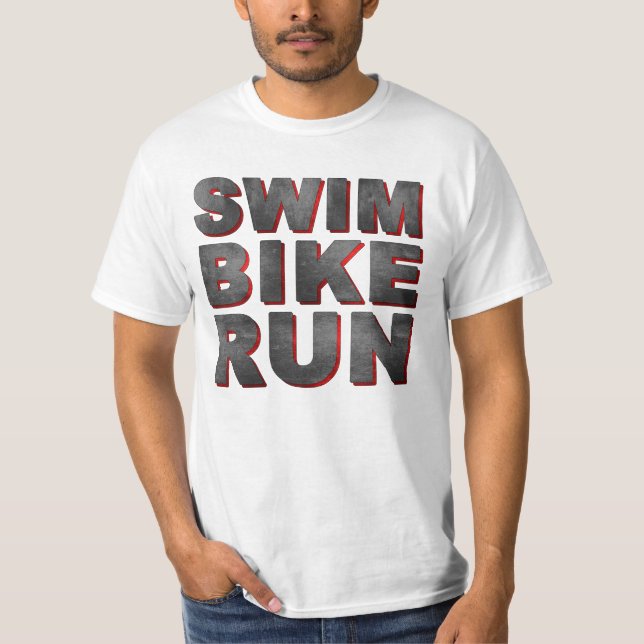 swim bike run T-Shirt (Front)