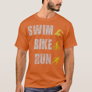 Swim Bike Run Triathlon 33 T-Shirt