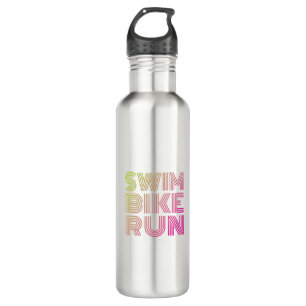 Swim Bike Run, Triathlon 710 Ml Water Bottle