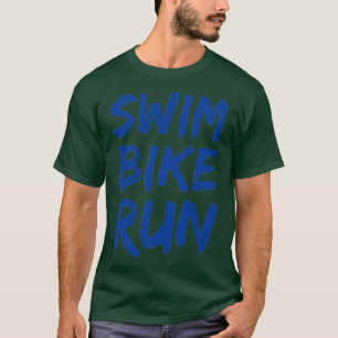 Swim Bike Run Triathlon cool design 2 T-Shirt
