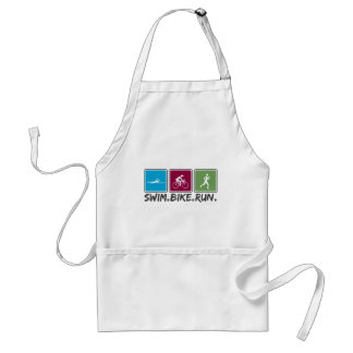 swim bike run (triathlon) standard apron