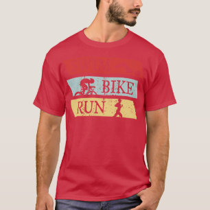 Swim Bike Run Triathlon T-Shirt