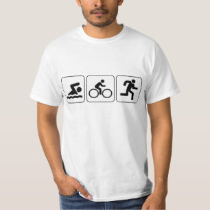 Swim, Bike, Run - Triathlon T-Shirt