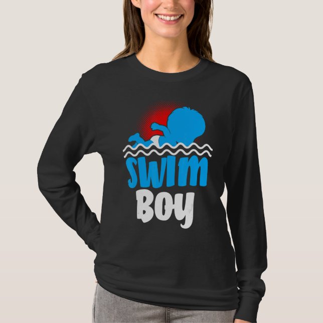 Swim Boy 4 T-Shirt (Front)