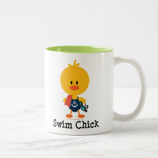 Swim Chick Two-Tone Coffee Mug