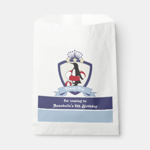 Swim Club Crest Penguin Kids Birthday Thank You Favour Bags