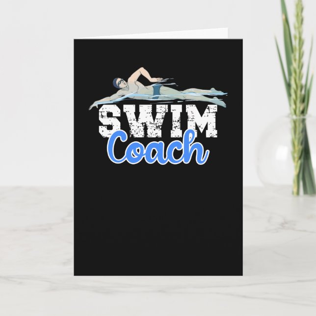 Swim Coach Card (Front)