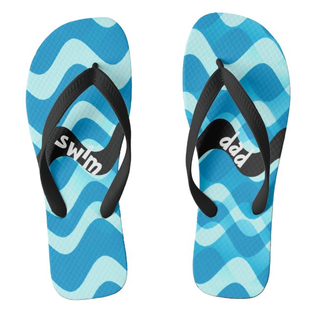 Swim Dad Flip Flops (Footbed)