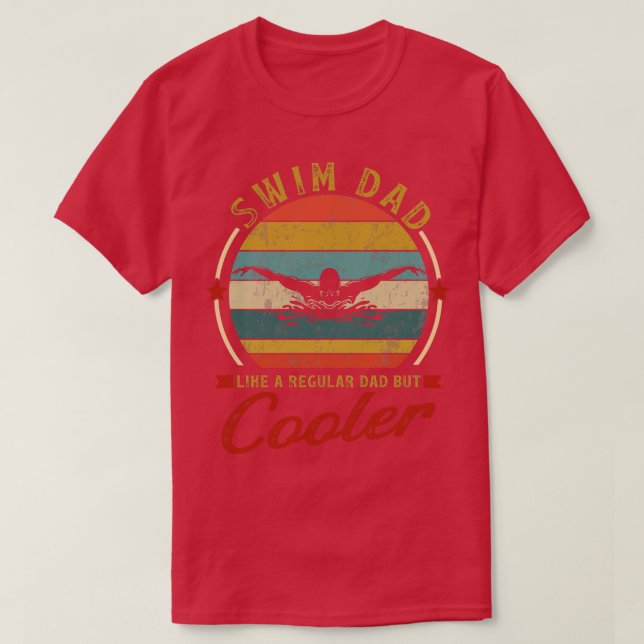 Swim Dad T-Shirt (Design Front)