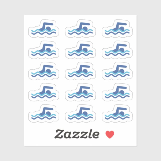 Swim Day Swimmers Calendar Bujo Planner  (Sheet)