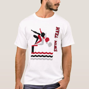 Swim / Dive 🏊‍♀️ Team - Red T-Shirt