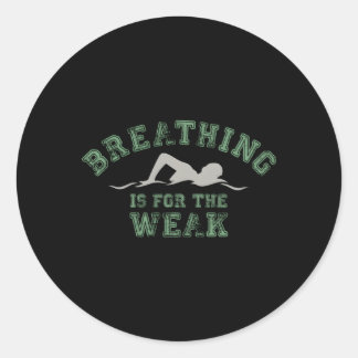 Swim For Swimming Pools Swimming Gear Swimmer Classic Round Sticker