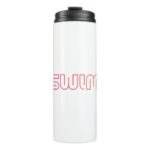 Swim fun design thermal tumbler