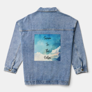 Swim In The Calm Denim Jacket