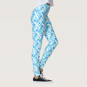 "Swim Life" Cool Pool letters Leggings