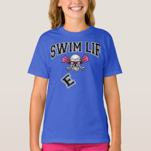 Swim life falling E youths tee