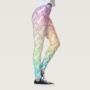 "Swim Life" Unicorn Bathwater colour Leggings