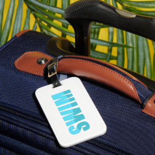 Swim Luggage Tag