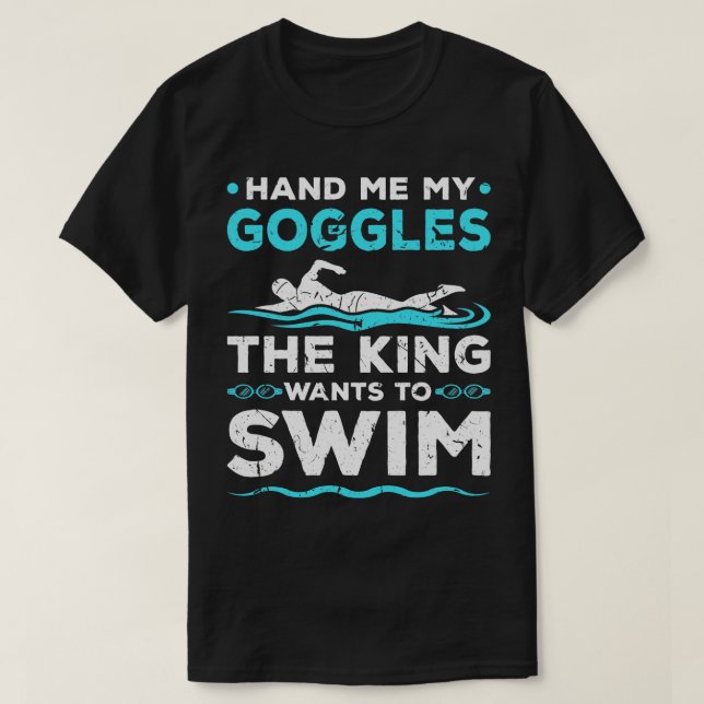 Swim Men T-Shirt (Design Front)