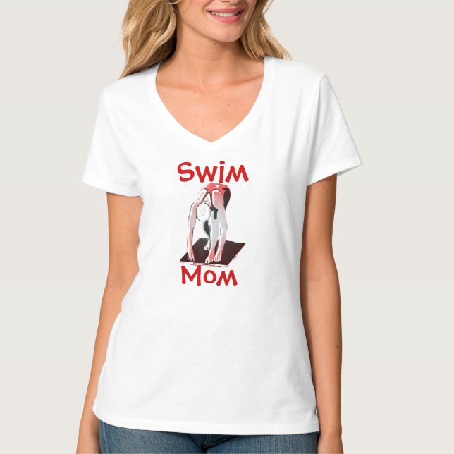 SWIM MOM T-SHIRT (Front)