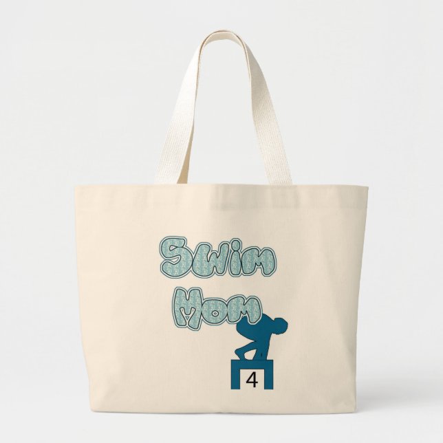 SWIM MOM Tote Bag (Front)