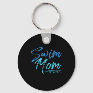 Swim Mum Swimming Funny Cute Gift Key Ring