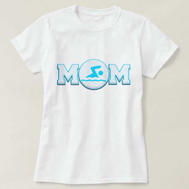 Swim Mum T-Shirt (Design Front)