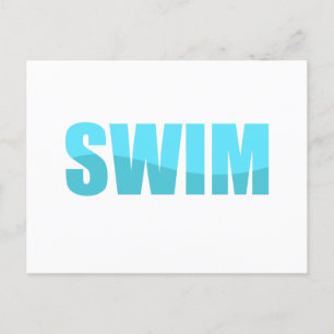 Swim Postcard