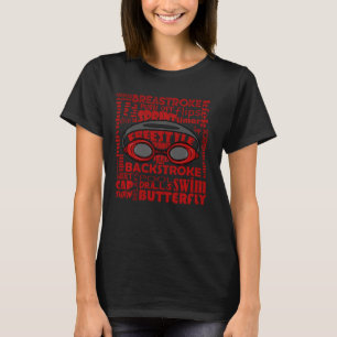 Swim Swimmer Funny Swimming Sport Goggles Practice T-Shirt
