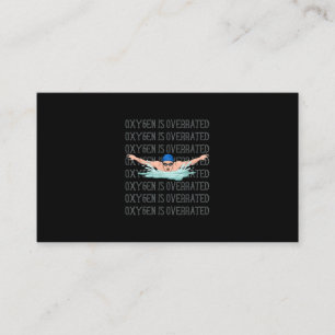 Swim Swimmer Love Funny Swimming Boy Sport Business Card