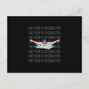 Swim Swimmer Love Funny Swimming Boy Sport Postcard