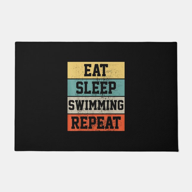 Swim Swimmer Swimming   Gift Doormat (Front)