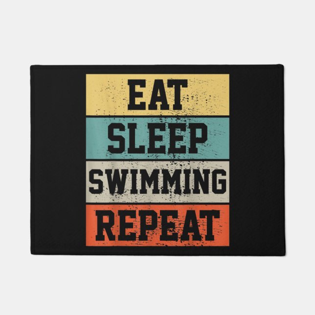 Swim Swimmer Swimming   Gift Doormat (Front)
