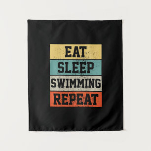 Swim Swimmer Swimming   Gift Tapestry