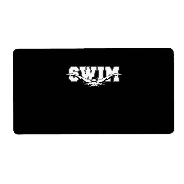 Swim  Swimmers Competitive Swimming Athletic Gift (Front)