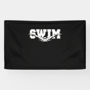 Swim  Swimmers Competitive Swimming Athletic Gift Banner