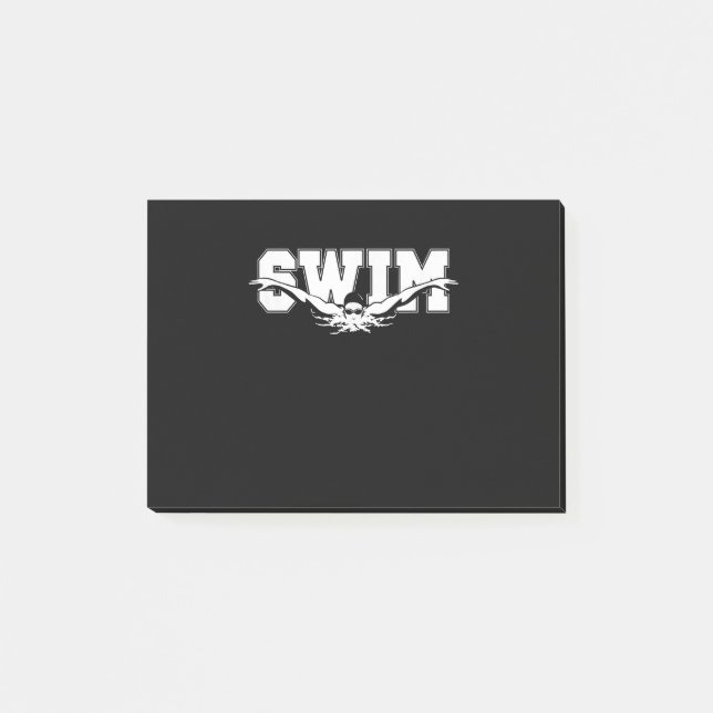 Swim  Swimmers Competitive Swimming Athletic Gift Post-it Notes (Front)